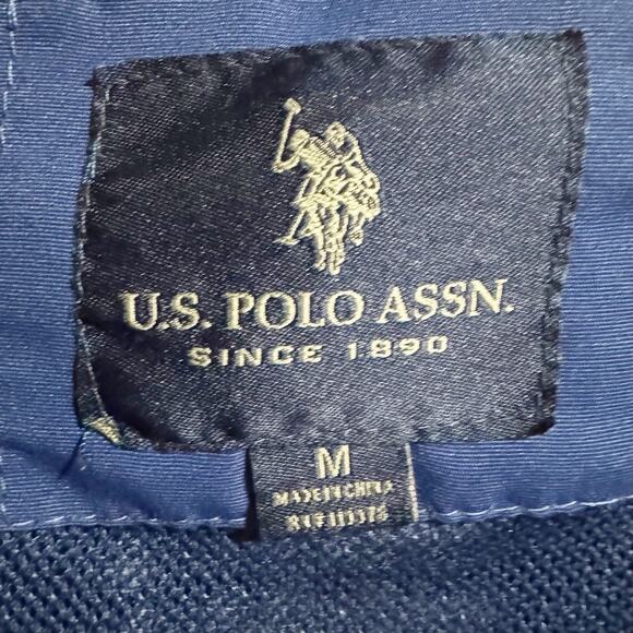 US Polo Association Men Medium Navy Blue Yacht Jacket - Picture 6 of 6